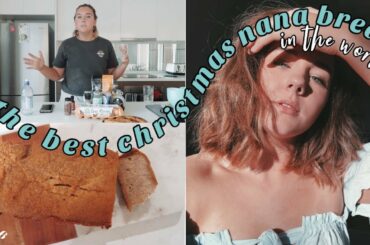 christmas banana bread || VLOGMAS