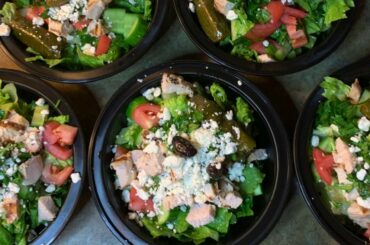 Delicious Greek Salad Meal Prep Idea!!