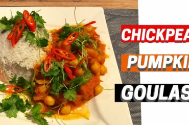 VEGAN DINNER IDEA: Chickpeas and Pumpkin Goulash
