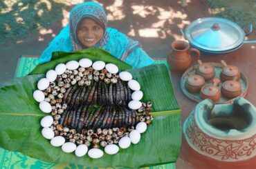 Village Food Quail Egg And Prawn Balls Recipe Unique Cooking Egg With Shrimp Balls Healthy Snacks