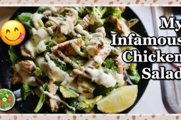 The BEST Salad You'll Ever Eat | Healthy Salad Recipe w/ Chicken #LannasKitchen