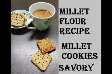 Pearl Millet Biscuits Recipe| Bajra Recipe Cookies| Gluten-Free Cookies|Airfryer|Millet Flour Recipe