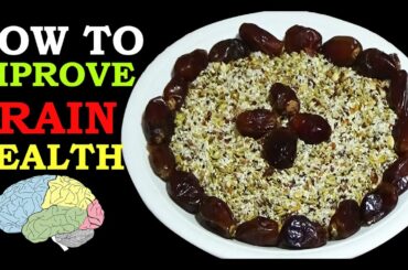 How to improve your brain health. Brain food recipes by AQ Mea, Improve Brain Health