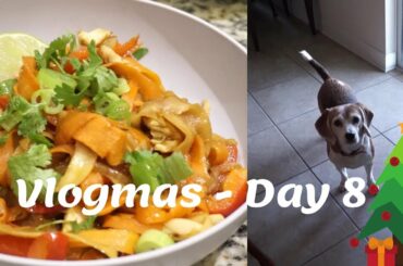 Vlogmas Day 8 - Healthy Pad Thai