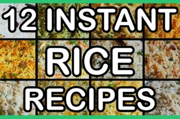 Instant Rice Recipes For Lunch Box✔✔Quick, Easy & Healthy Rice Recipes👌👌 2 Mins Rice Recipes