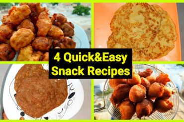 5 മിനിറ്റിനുള്ളിൽ ഉണ്ടാക്കാൻ പറ്റിയ| 4 Quick&Easy Snack Recipes|Easy Banana Recipes|Sumis CookNVlog