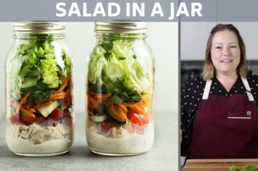 Salad in a Jar (Mason Jar Salad)