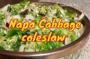 Best green salad. Quick and easy recipe