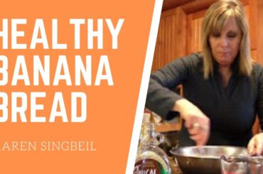Healthy Banana Bread Recipe made with Applesauce | Quick & Easy make in 10 min.