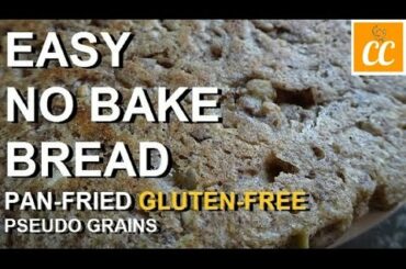 Easy No-Bake Bread 🍞 Gluten-Free, Vegan
