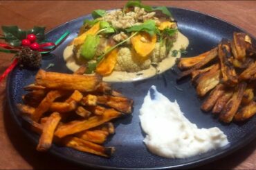 VEGAN CAULIFLOWER STEAK - CHRISTMAS DINNER ON A BUDGET! (Only £2.30 per head)