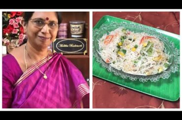 Instant Vegetables Sevai  -  Lunch box idea / 2 நிமிடத்தில் செய்யலாம் - காய்கறி சேவை .