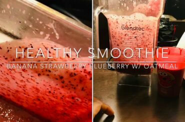 How to make a healthy breakfast smoothie for baby/toddler/Como se hace Zalamero / Easy Recipe
