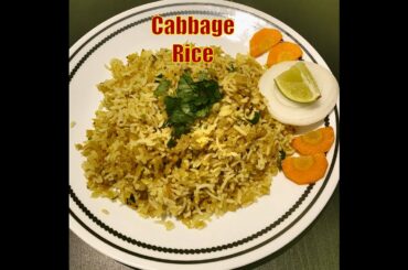 Cabbage Rice | Special Rice variety |Vegetable Rice | Party food idea | Healthy rice recipe| Potluck