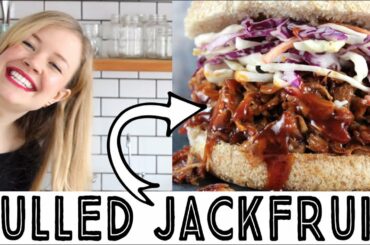Pulled Jackfruit Recipe - 6 Ingredient BBQ Jackfruit Sandwich