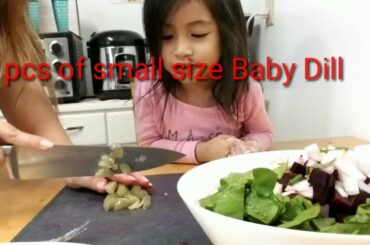 Easy & Simple yet Nutritious Beet Root Greek Salad Recipe (BuhayCanada#MagsumbolFam#DailyLife#vlog15