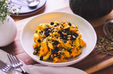 Vegan Kabocha Squash Salad Recipe | Healthy holiday recipes