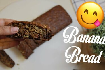 Healthy and Easy Banana Bread recipe | 🍌   وصفة صحية وسريعة للفطار كيك الموز