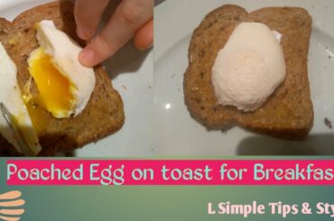 How to Cook Poached Egg ||  Healthy Breakfast || Simple & Quick Breakfast