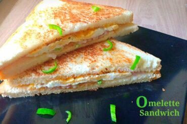 Egg Mayo Sandwich Recipe | Omelette Sandwich Recipe | Quick Breakfast Recipe | Bachelor Sandwich