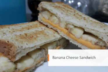 Breakfast On-the-Go "Banana Cheese Sandwich"