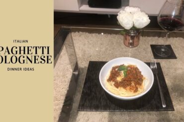 Italian Spaghetti Bolognese | Quick & Delicious | Dinner Ideas