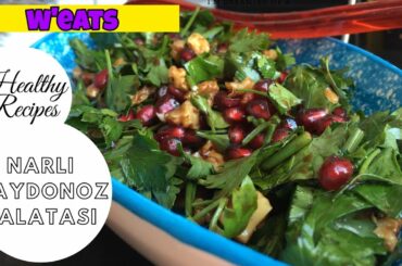 NARLI MAYDONOZ SALATASI-Healthy Recipes-W'eats Yemek