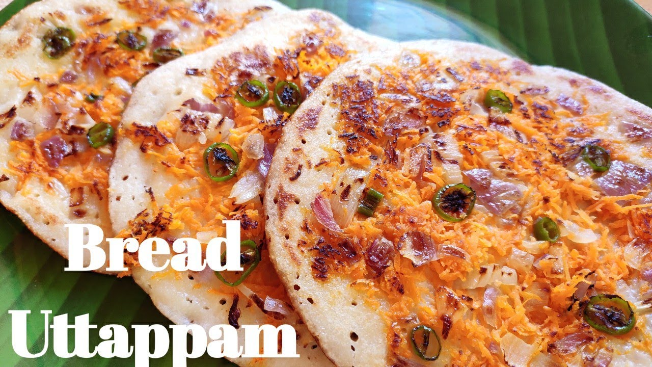 Bread Uttappam recipe ll Instant Breakfast recipe ll Leftover Bread Recipe ll Lunch box recipe ll Bread Uttappam recipe ll Instant Breakfast recipe ll Leftover Bread Recipe ll Lunch box recipe ll