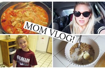 EASY CHICKEN CURRY DINNER! | TEXAS MOM VLOG