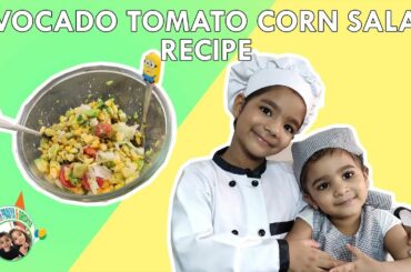 avocado salad I healthy avocado salad I salad recipes I Tomato Corn Avocado Salad Recipe I