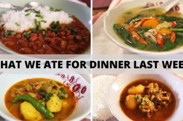 What we ate for dinner last week? | Indian Easy & Healthy One-Pot Dinner Ideas