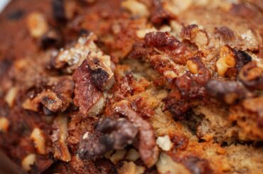 SOURDOUGH banana bread RECIPE | Walnut BANANA BREAD no baking powder