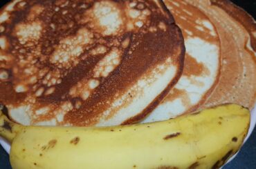 Banana Pancakes Recipe in Telugu | Fluffy Banana Egg Pancakes | Healthy breakfast for kids