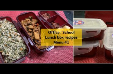 Lunch box menu/Office and school lunch/Indian Vegetarian