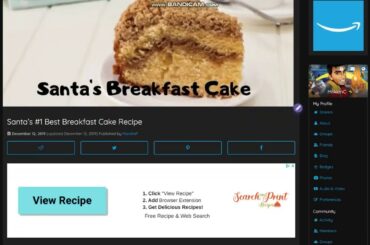 Santa’s #1 Best Breakfast Cake Recipe - Santa Won't Shut Up About It - Printable Recipe Link