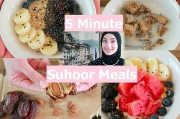 SUHOOR Meals - Easy, Healthy, Delicious - RAMADAN Recipes