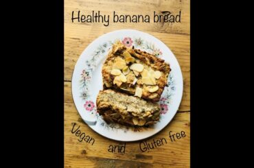 HEALTHIER VEGAN BANANA BREAD: a healthier banana bread recipe that is also vegan