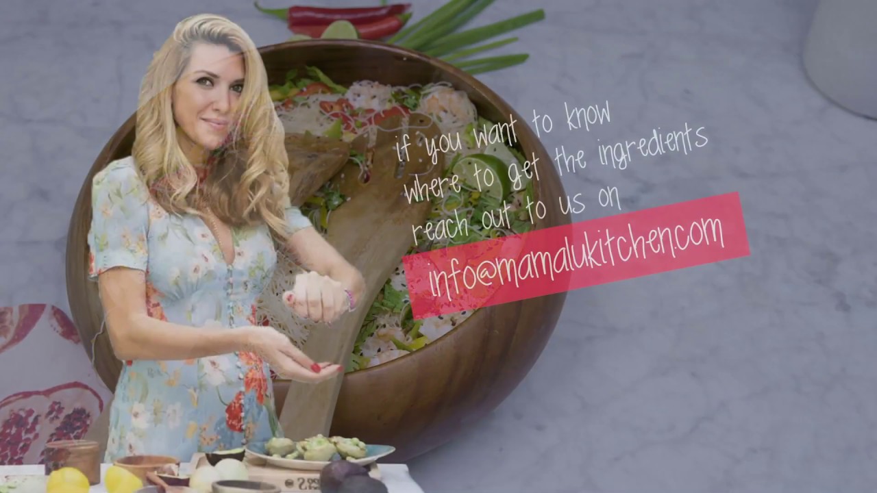 Mamalu Kitchen's Shrimp Noodle Salad Recipe Mamalu Kitchen's Shrimp Noodle Salad Recipe