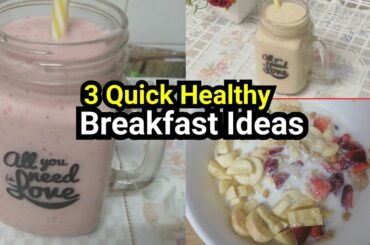 Three Quick Healthy Weekday Breakfast Ideas /Vlogmas