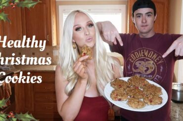 Vlogmas Day 8 | Bake With Us 🤗 Healthy Christmas Cookie Recipe