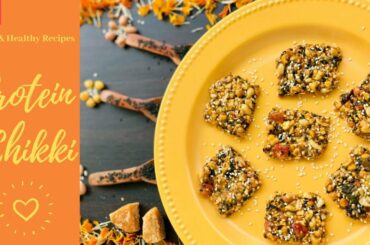 Healthy Protein Energy Bar Chikki Recipe - How to make energy bar | Easy & Delicious Chikki Recipe
