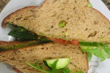Simple Sandwich with Avocado | Avocado sandwich for kids