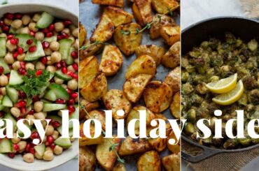 3 EASY VEGETABLE SIDE DISHES [VEGAN + 10 INGREDIENTS OR LESS] | PLANTIFULLY BASED