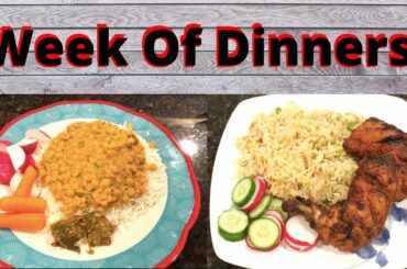 Whats for Dinner? Week of Dinners - Pakistani Dinner Ideas - Dec 2019
