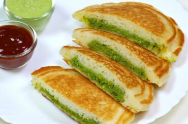 सूजी और हरे मटर का झटपट नाश्ता कम तेल में | Sooji Nasta | Healthy Breakfast | KabitasKitchen