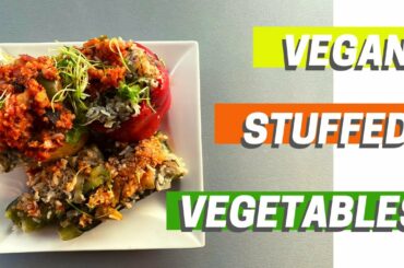 VEGAN DINNER IDEA: Stuffed Vegetables