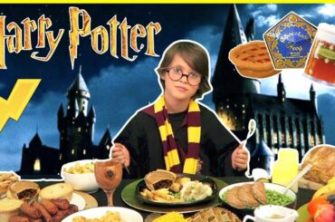 WHAT HARRY POTTER EATS IN A DAY⚡️BREAKFAST LUNCH DINNER SNACKS | HARRY POTTER FOOD ALL VEGAN RECIPES