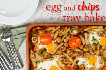 Slimming World Syn Free egg and chip traybake recipe - FREE