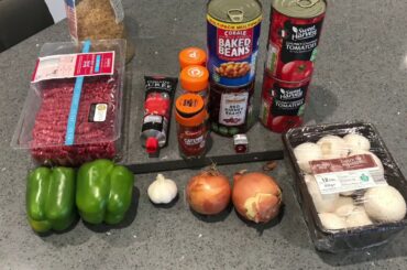 Pre work out meal, healthy food on a budget