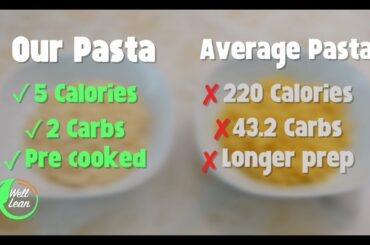 Well Lean Premium Organic Shirataki Pasta (Highlights)